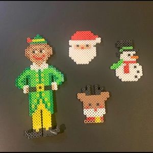 Christmas Perler Bead Decor